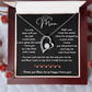 To My Mom - I'm So Happy I Have You - Forever Love Necklace