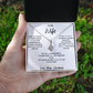 To My Wife: With You BY My Side - Alluring Necklace