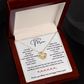 To My Mom - I'm So Happy I Have You - Love Knot Necklace