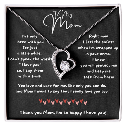 To My Mom - I'm So Happy I Have You - Forever Love Necklace