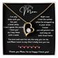 To My Mom - I'm So Happy I Have You - Forever Love Necklace