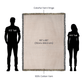 Size reference showing the Blanket is large enough to cover 6'2 man and 5'5 woman.